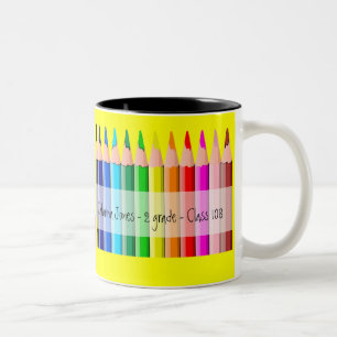 Pencils - Customised Two-Tone Mug