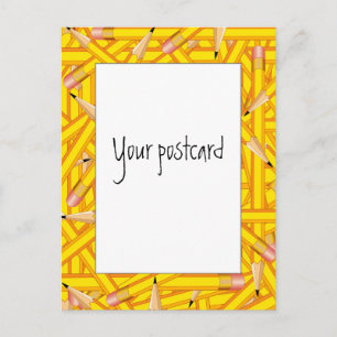 Pencils Frames Postcard