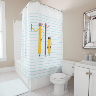 Pencils Shower Curtain