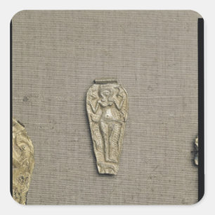 Pendant depicting Astarte, goddess of fertility Square Sticker