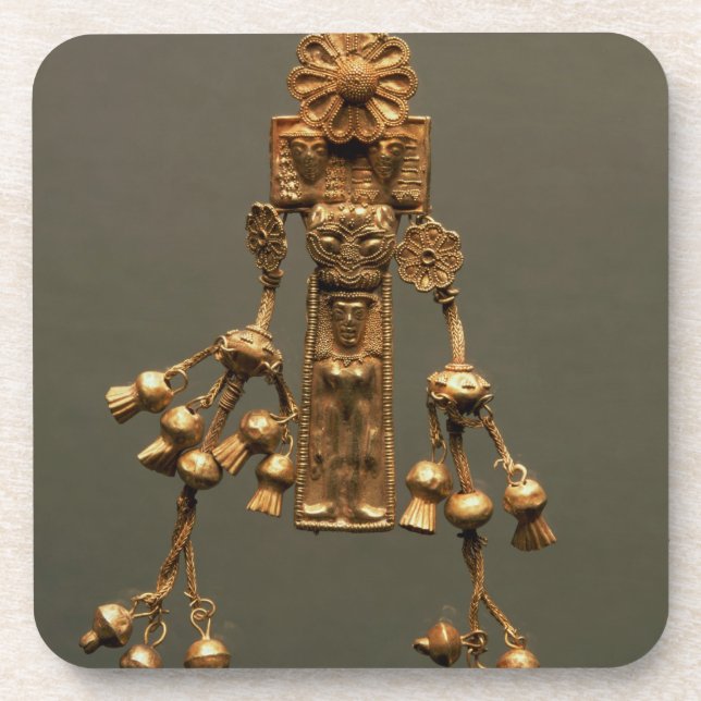 Pendant, from the Camiros necropolis, c.630-620 BC Coaster (Front)