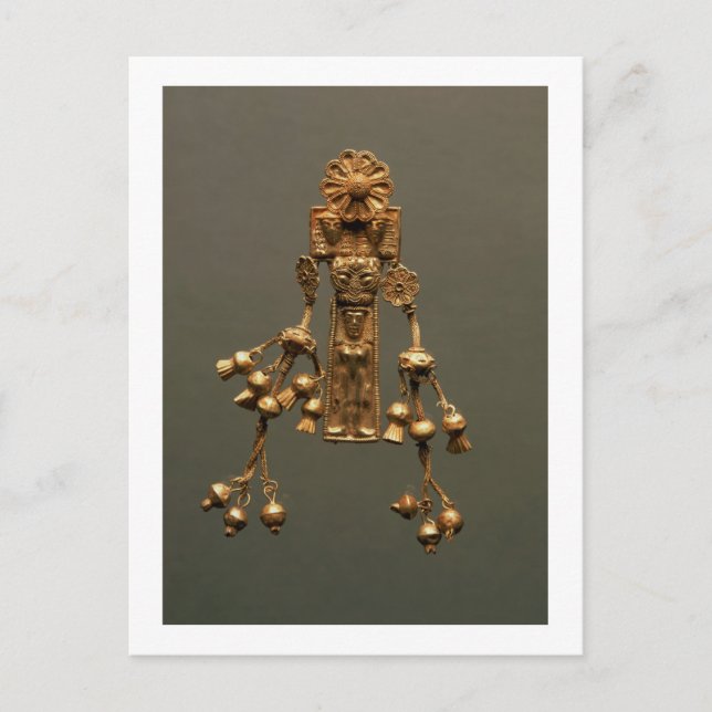 Pendant, from the Camiros necropolis, c.630-620 BC Postcard (Front)