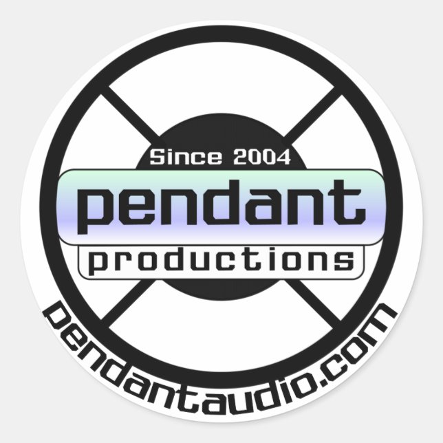 Pendant logo stickers (Front)