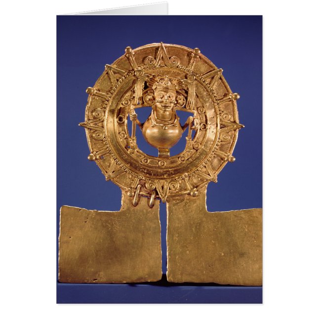 Pendant representing a sun disc, Zaachila (Front)