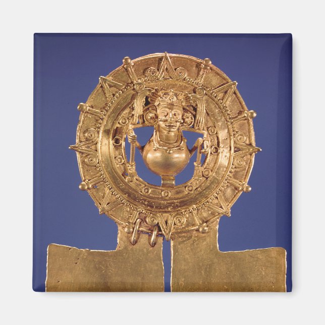 Pendant representing a sun disc, Zaachila Magnet (Front)