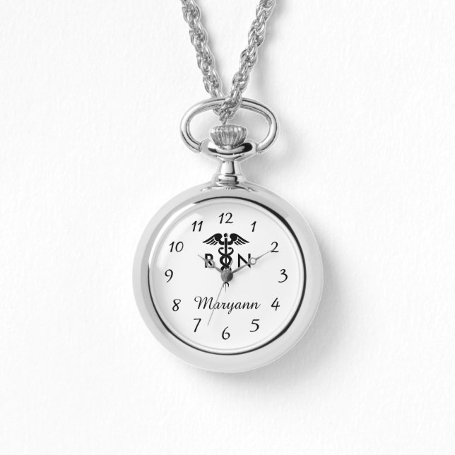 Pendant Watch for Registered Nurses (Front)