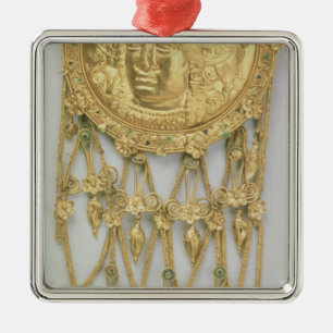 Pendant with the head of Athena Parthenos Metal Tree Decoration