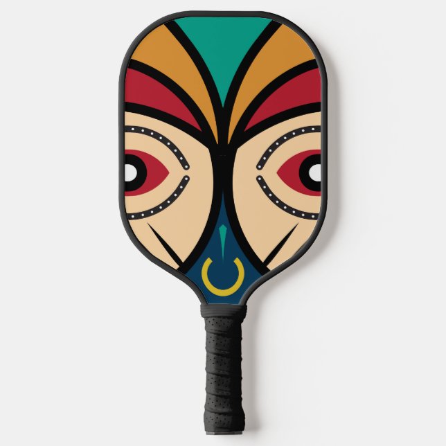 Pende Tribal Art Pickleball Paddle (Front)