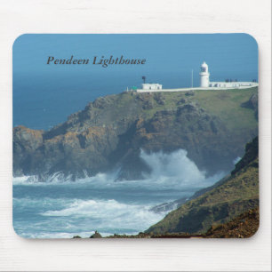Pendeen Lighthouse Cornwall England Photo Mouse Mat