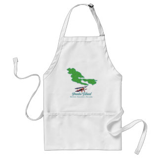 Pender Island British Columbia Travel map Standard Apron