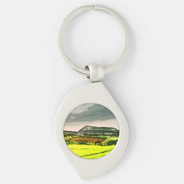 Pendle Hill Key Ring (Front)