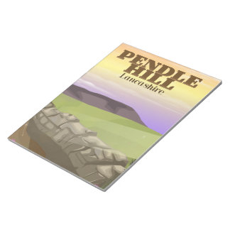 Pendle Hill Lancashire Notepad