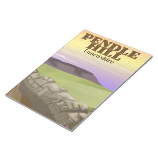 Pendle Hill Lancashire Notepad
