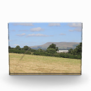 Pendle Hill Lancashire Postcard Poster Photo Block