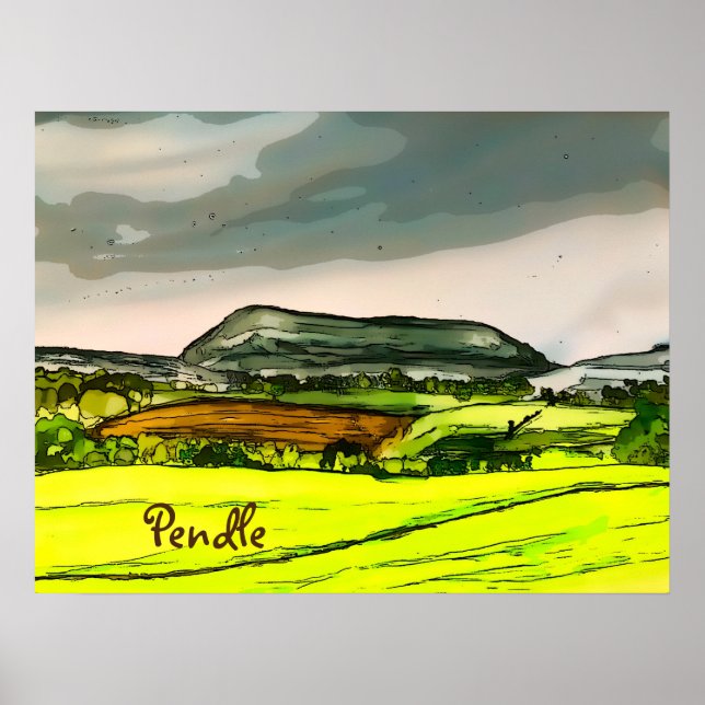 Pendle Hill Poster (Front)