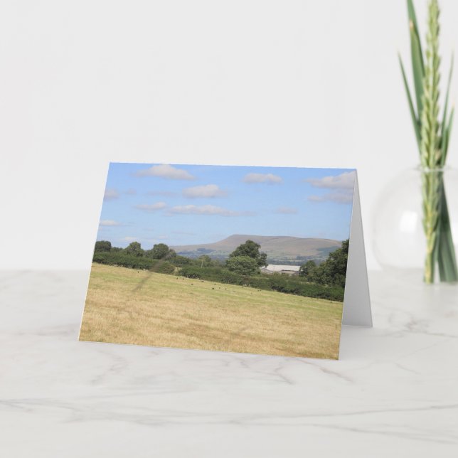 Pendle Hill Summer Evening Card (Front)