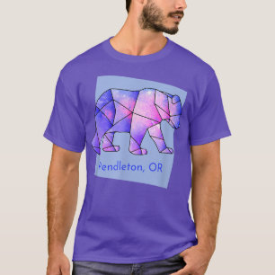 Pendleton OR Galaxy Bear Abstract Geometrical Anim T-Shirt