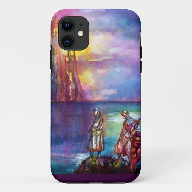 PENDRAGON Mediaeval Knights,Lake Sunset,Fantasy Case-Mate iPhone Case (Back)