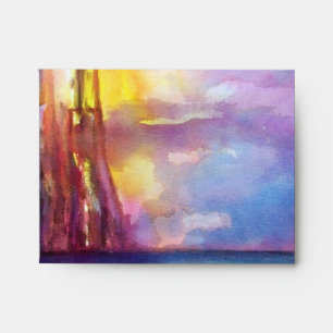 PENDRAGON Mediaeval Knights,Lake Sunset,Fantasy Envelope