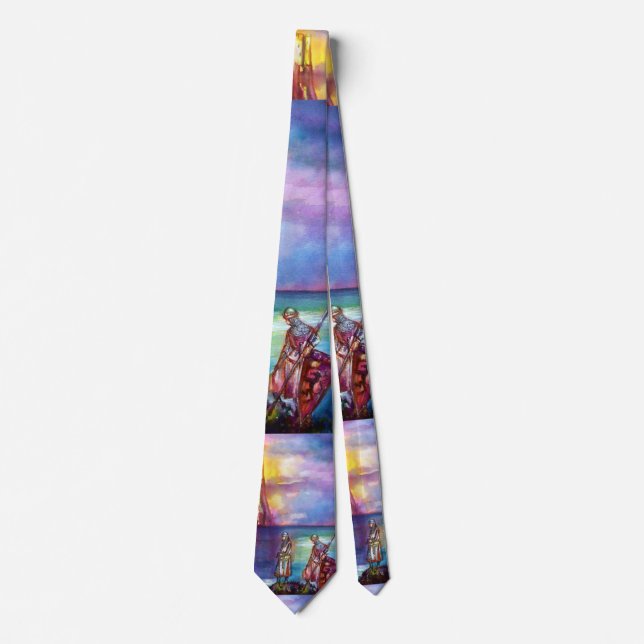 PENDRAGON Mediaeval Knights,Lake Sunset,Fantasy Tie (Front)