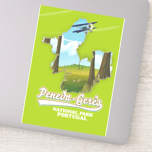 Peneda-gerês national park Portugal map