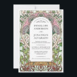 PENELOPE 01 A - Wedding Invitation<br><div class="desc">Colourful Art Nouveau Wedding Invitations. From the larger Penelope 01 A Wedding Collection. Vintage,  hand painted,  high quality detail.</div>