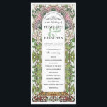 PENELOPE 01 A - Wedding Program - Art Nouveau Programme<br><div class="desc">Floral Art Nouveau Wedding Programs. Part of the PENELOPE 01 A Wedding Collection. High quality & detail.</div>