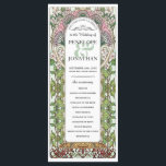 PENELOPE 01 A - Wedding Program - Art Nouveau Programme<br><div class="desc">Floral Art Nouveau Wedding Programs. Part of the PENELOPE 01 A Wedding Collection. High quality & detail.</div>
