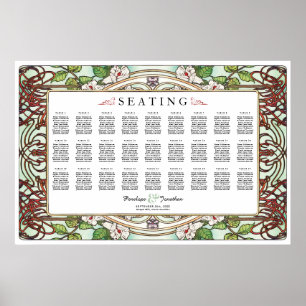 PENELOPE 01 A - Wedding Seating Chart - Large