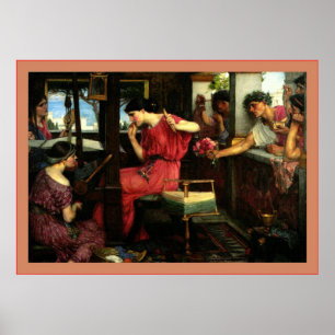 Penelope and the Suitors Poster