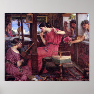 Penelope and the Suitors Poster