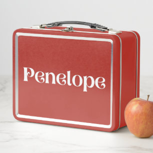 Penelope Metal Lunch Box
