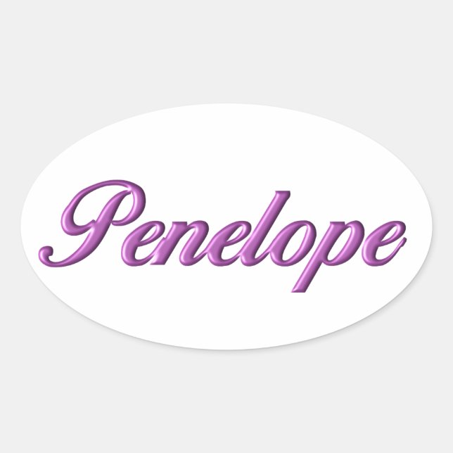 Penelope sticker name (Front)