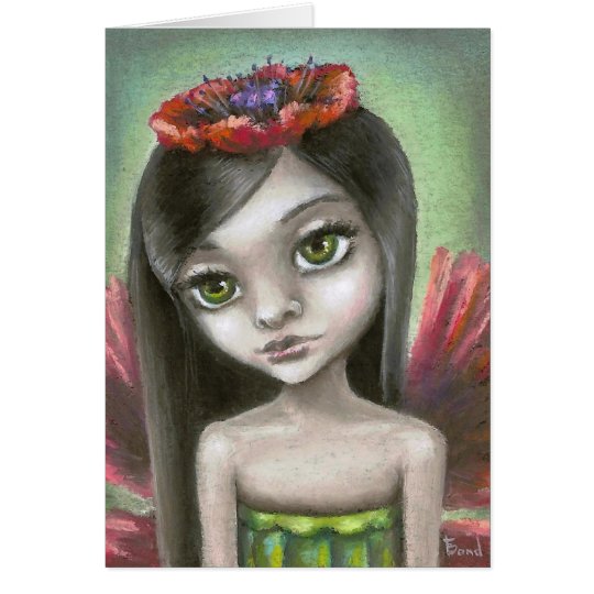 Penelope the poppy fae card