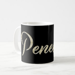 Penelope white Handwriting Tasse Kaffetasse Coffee Mug
