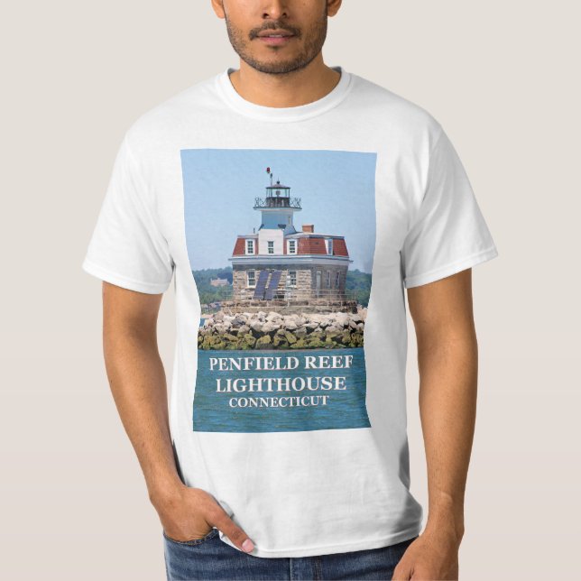 Penfield Reef Lighthouse, Connecticut T-Shirt (Front)