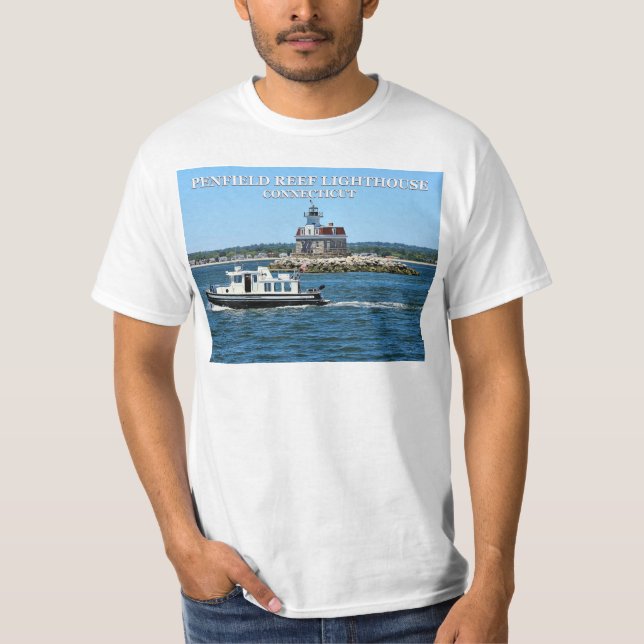 Penfield Reef Lighthouse, Connecticut T-Shirt (Front)