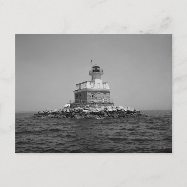 Penfield Reef Lighthouse Postcard (Front)