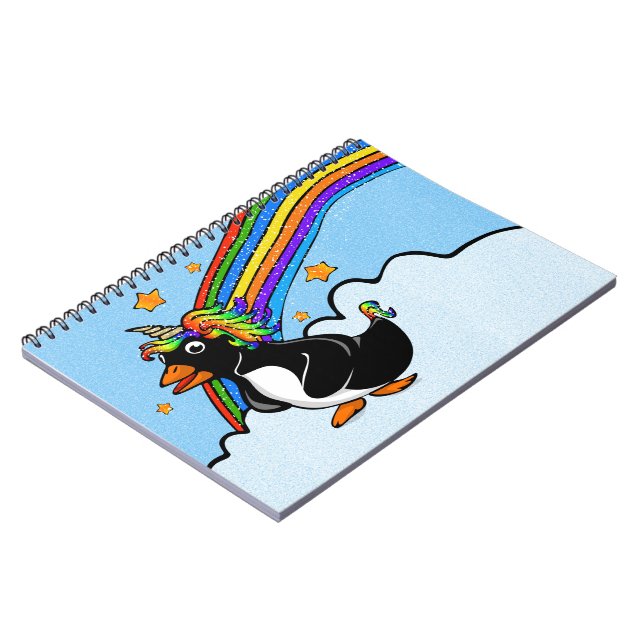 Pengicorn Spiral Notebook (Left Side)