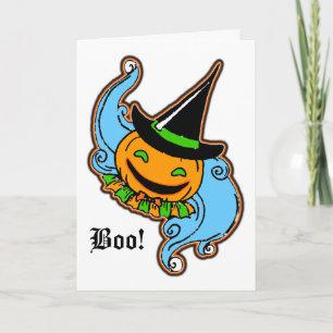 PengiHoliday pumpkinhead greeting card