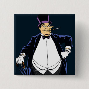 Penguin 15 Cm Square Badge