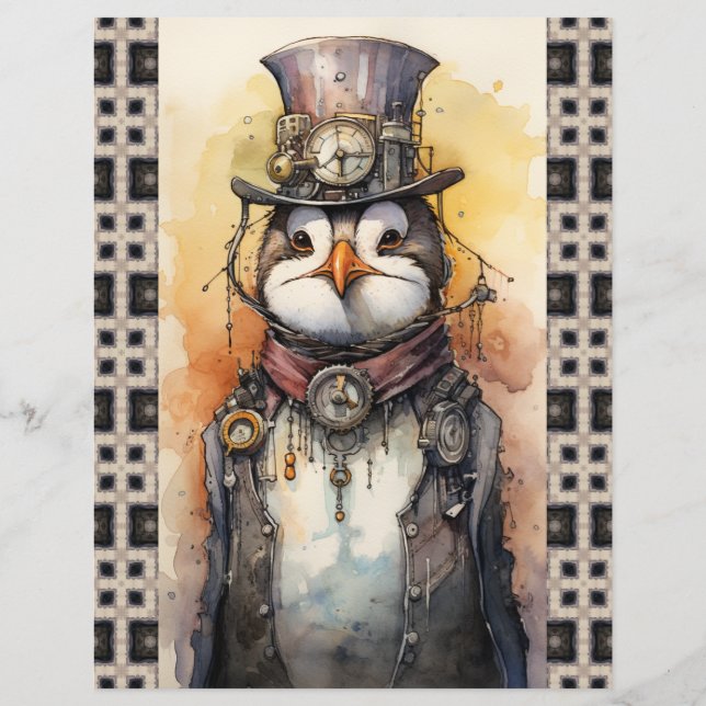 Penguin 1 Steampunk (Back)