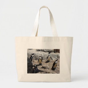 penguin,2 large tote bag