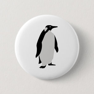 Penguin 6 Cm Round Badge