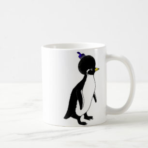 penguin afro double mug