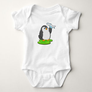 Penguin Airplane Baby Bodysuit