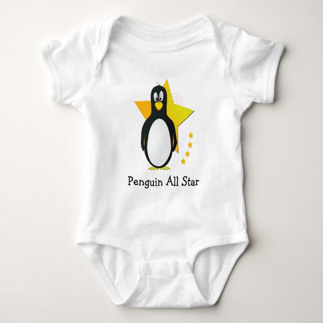 Penguin All Star Baby Tee (Front)