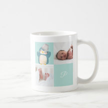 Penguin • Alphabet Monogram Cute Baby Shower
