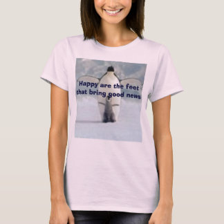 Penguin-and-Chick-Print-I10282801, Happy are th... T-Shirt