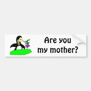 Penguin and Leprechaun Bumper Sticker